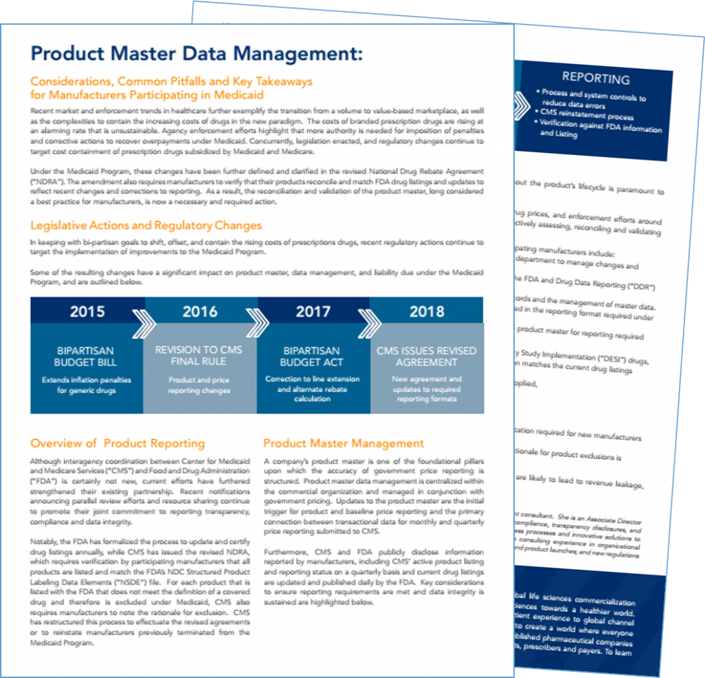 Product master data management eversana