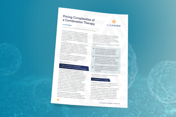 Pricing Complexities of a Combination Therapy