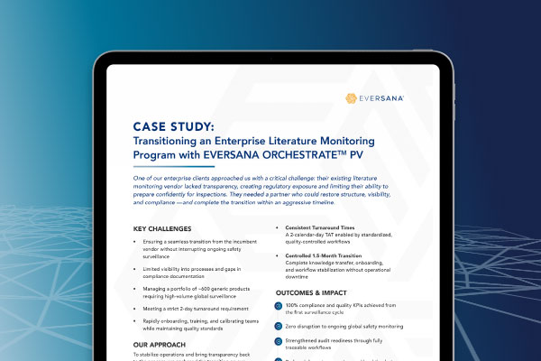 EVERSANA ORCHESTRATE PV Case Study